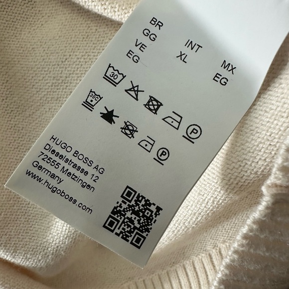 Men’s HUGO BOSS cotton+merino sweater - Picture 8 of 9